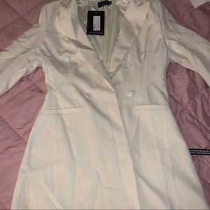 Cream blazer set